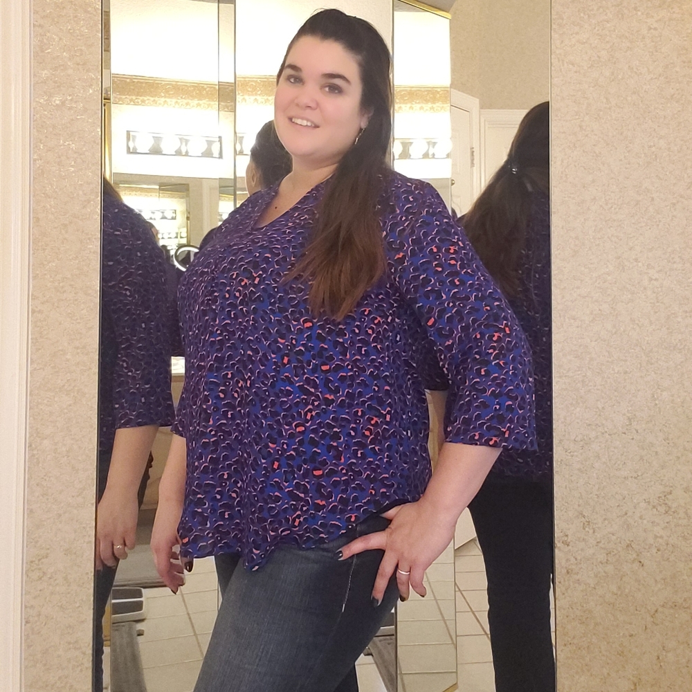 Leopard print top